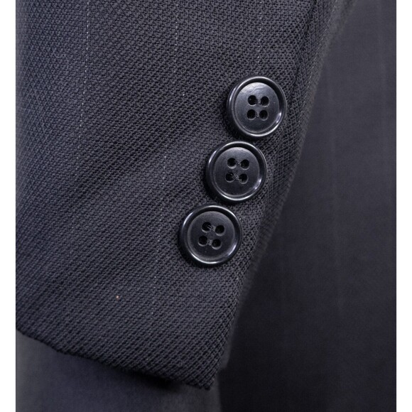Mani Men's Striped 2 Button Sport Coat Jacket Blazer Wool Size 41R Casual Suits - Picture 8 of 16